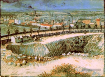 La périphérie de Paris près de Montmartre 2 Vincent van Gogh Peinture à l'huile